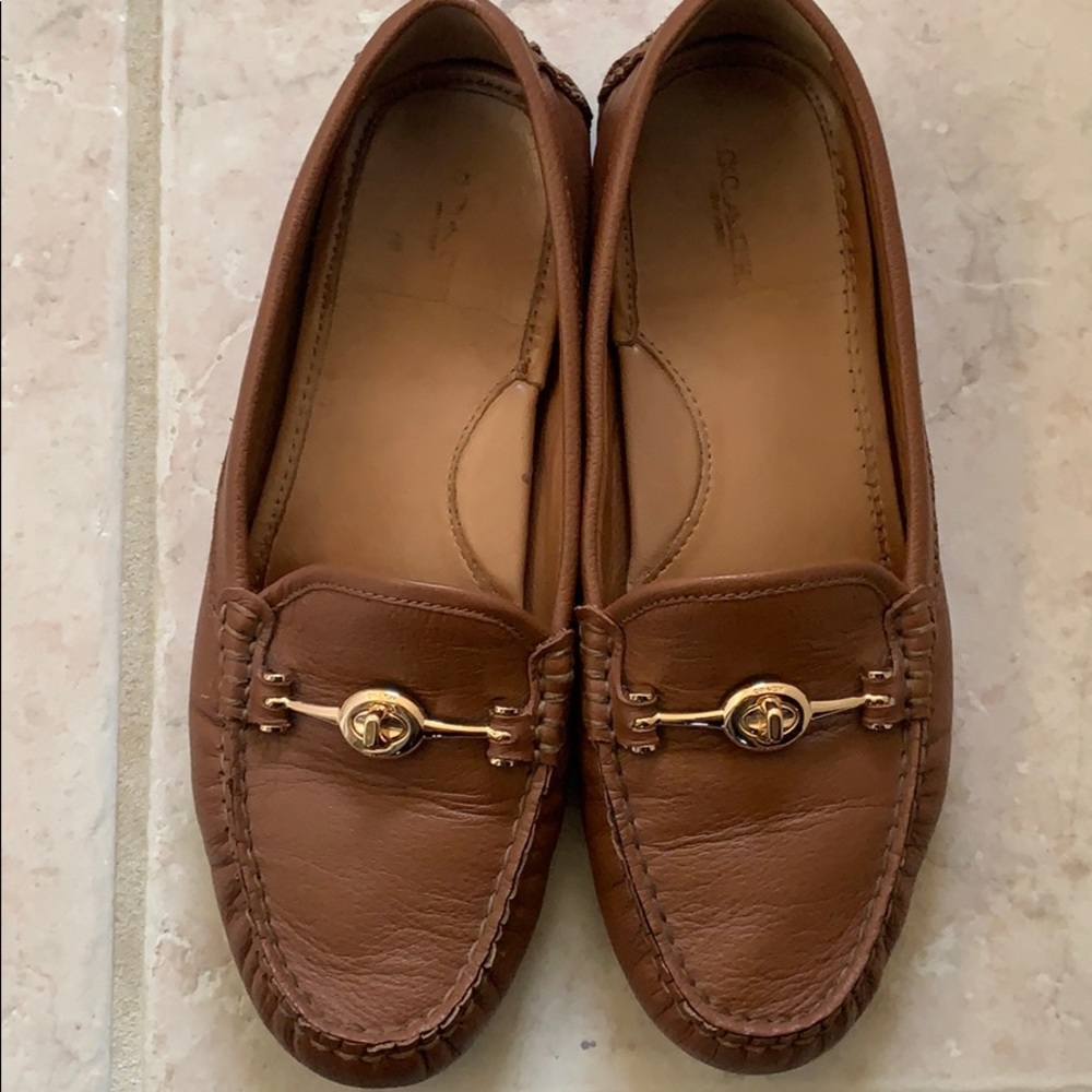 Coach Tan Loafers